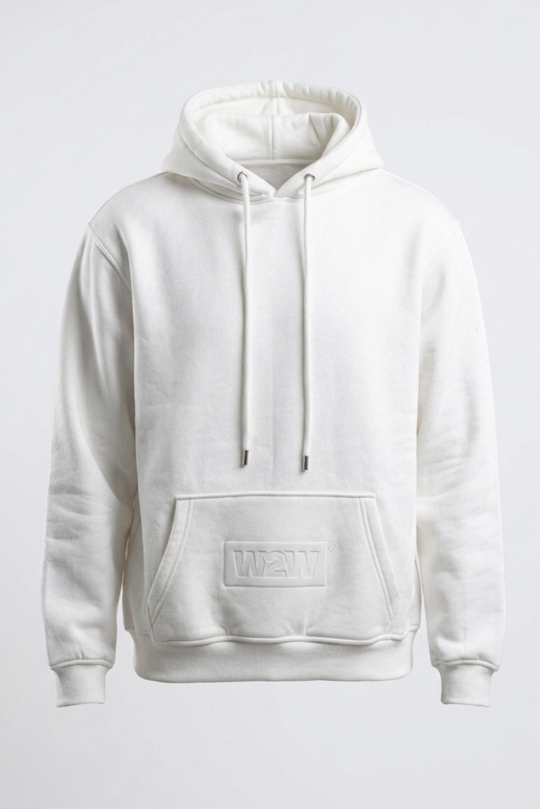 Classic Off-White Hoodie - Kids