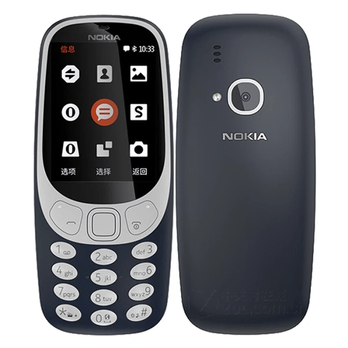 نوكيا 3310 هاتف ثنائي الشريحة ذاكرة 16 ميجابايت - كحلي