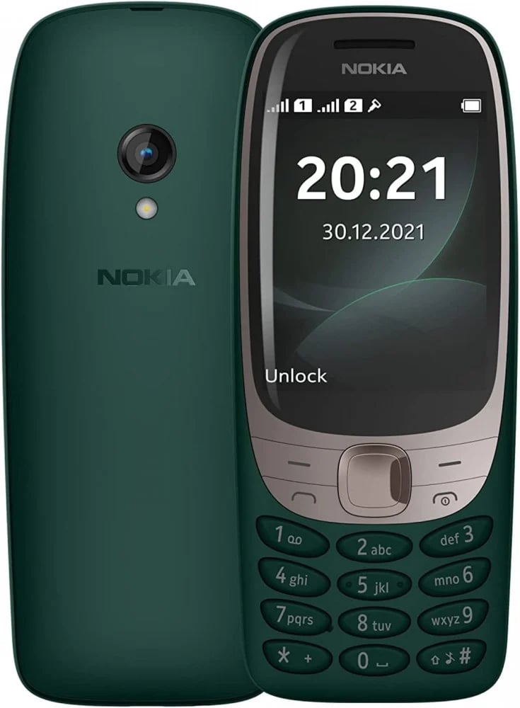هاتف نوكيا 6310 2G شريحتين سعة 16 ميجابايت - أخضر