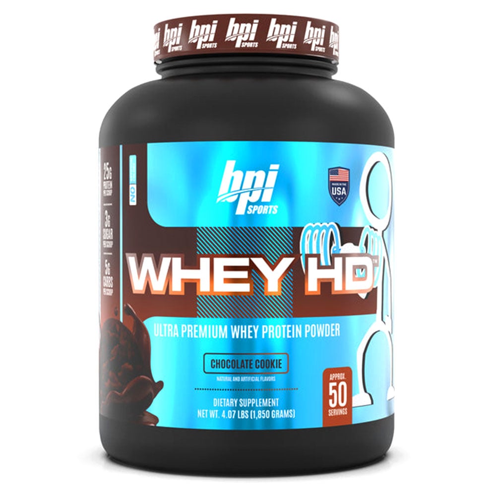 bpi Sports -Protein Whey HD Supports Building Lean Muscle Mass (4 lb)