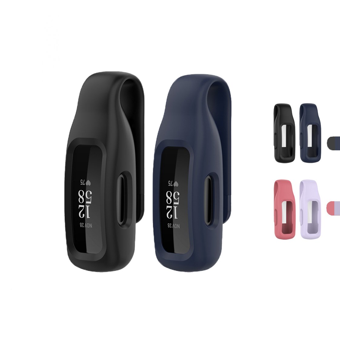 Silicone Clip Holder For Fitbit Inspire 2 / Fitbit Ace 3 , (Pack of 2)