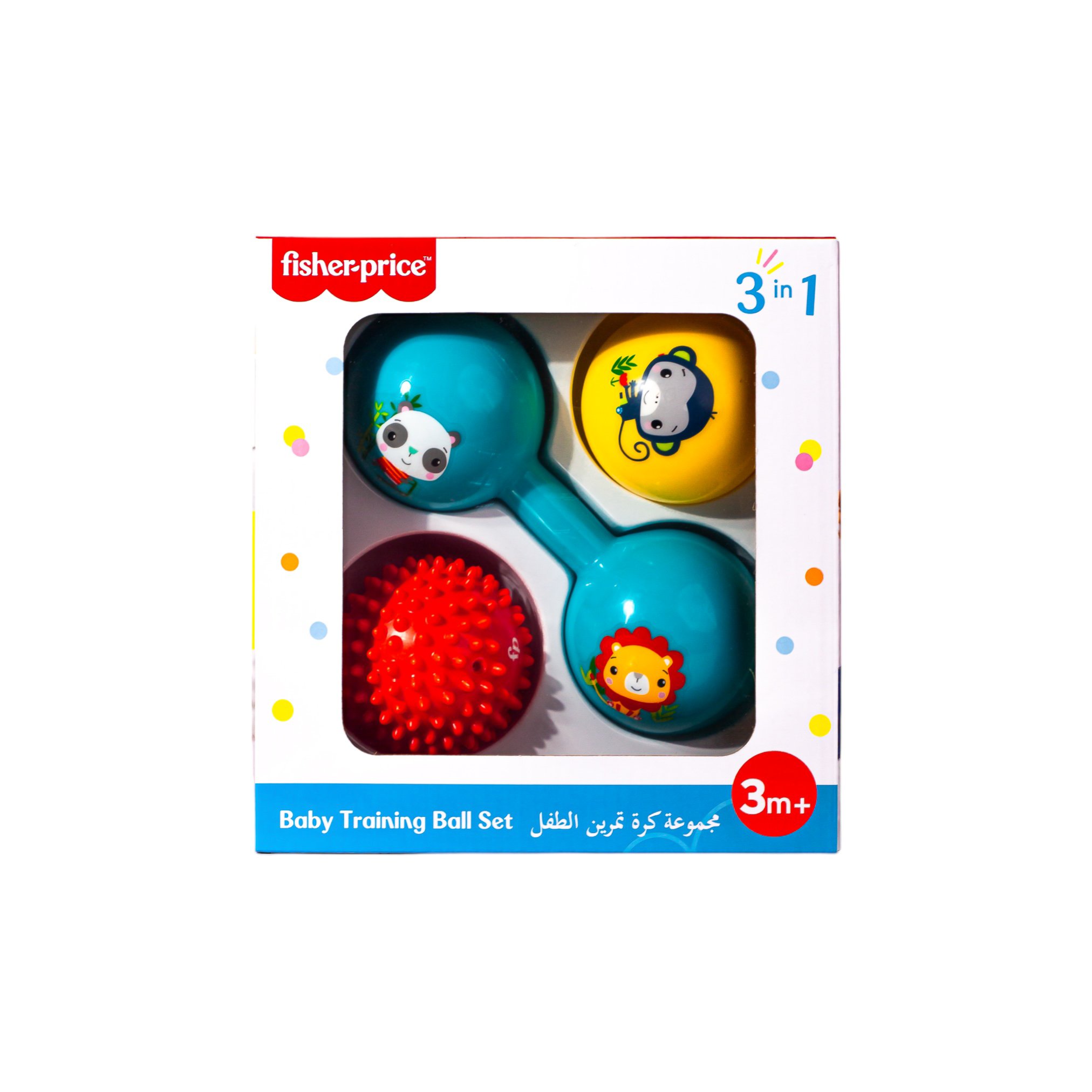 مجموعة كرة تمرين الطفل  - Fisher price