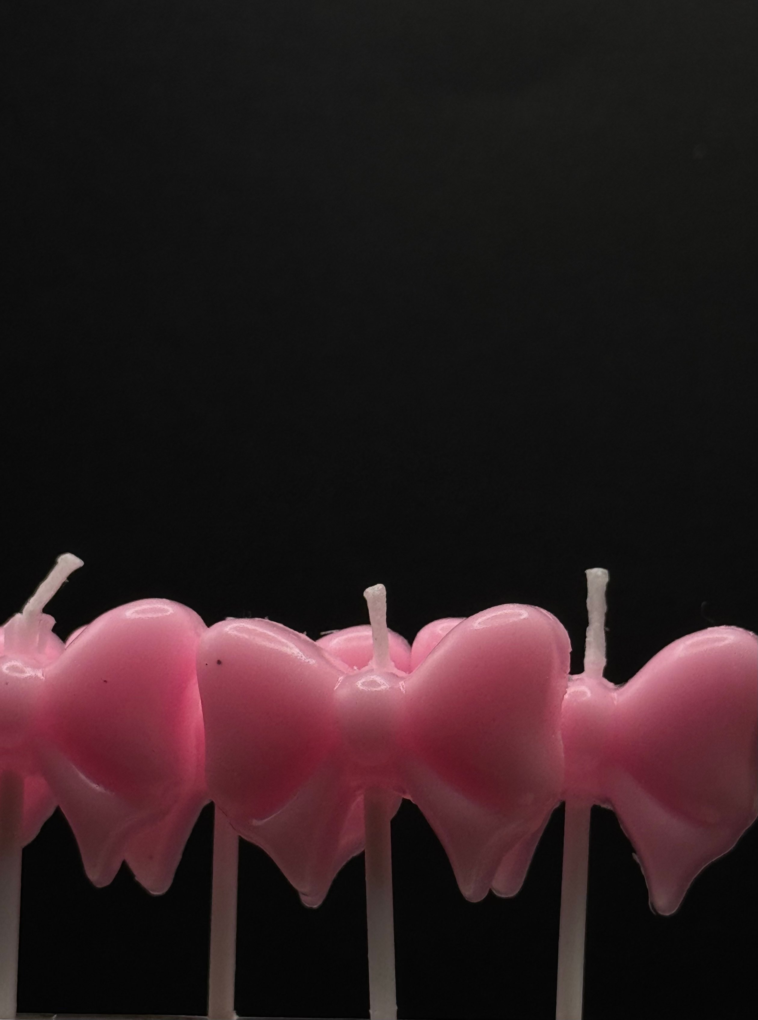 Pink Bow Candle