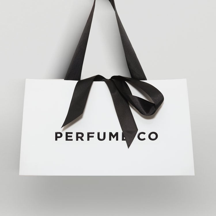 Paper Bag - Black Handle / Black Logo