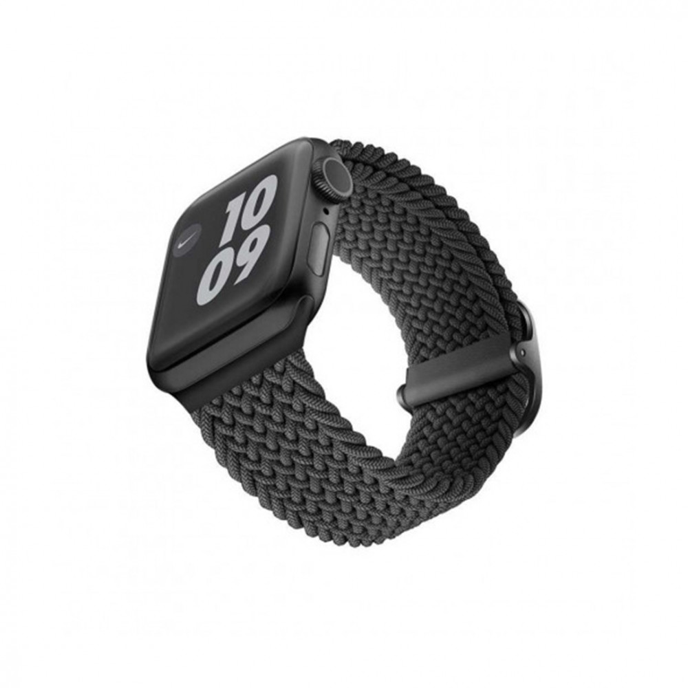 Viva Madrid Fabric Apple Watch Band, Size 44/42 mm - Black