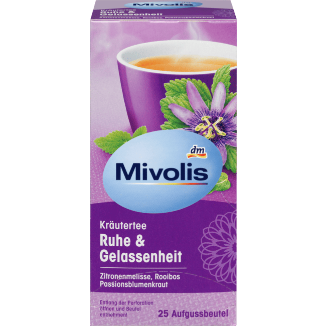 Herbal Tea with Lemon Balm, Rooibos & Passion Flower Herb - Mivolis