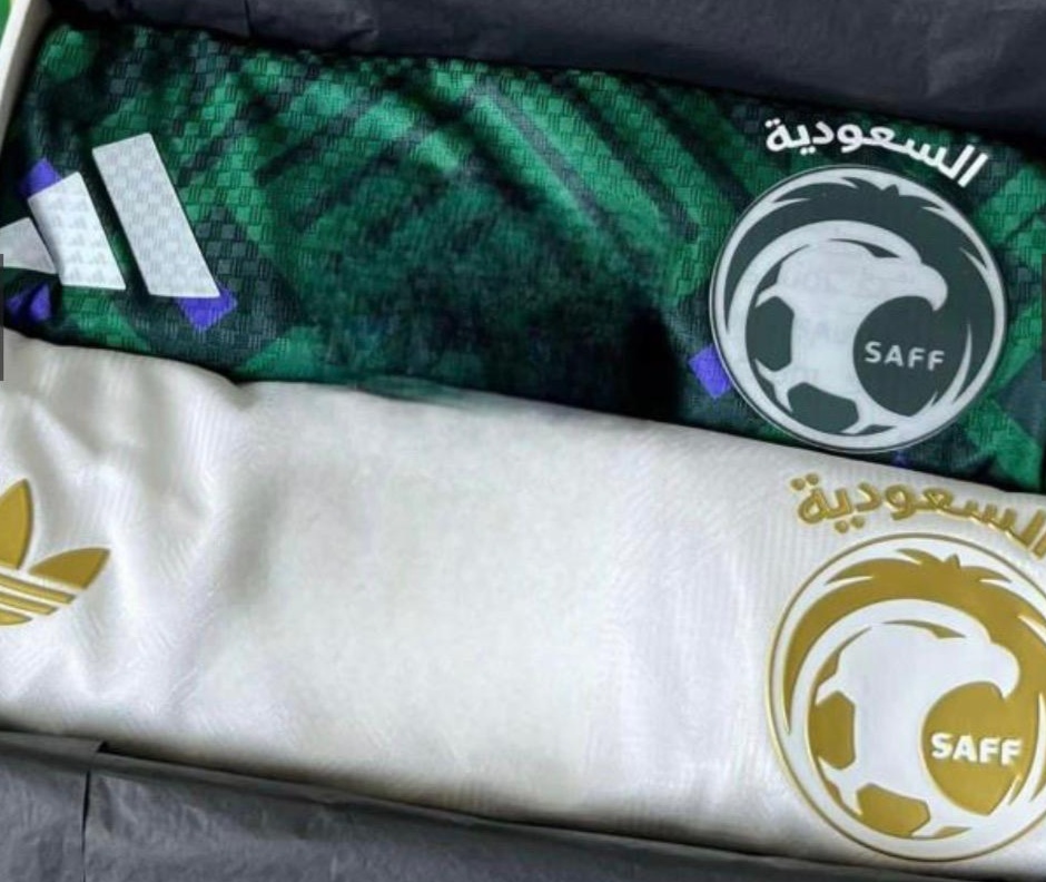بكج المنتخب السعودي 2026 – القميصان الأساسي + الاحتياطي