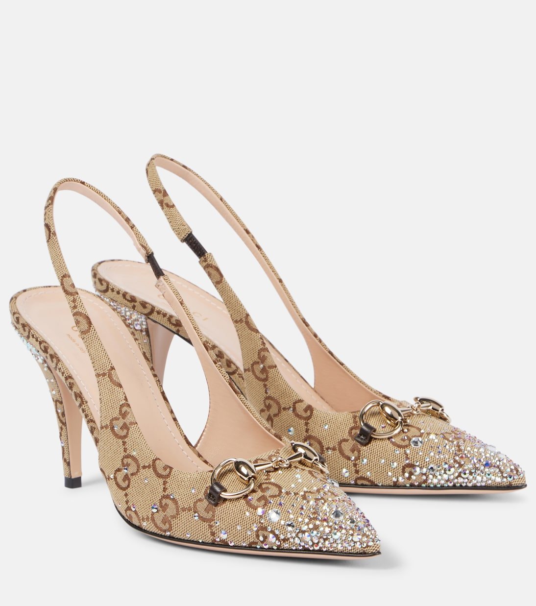 GUCCI حذاء مزين بالكريستال