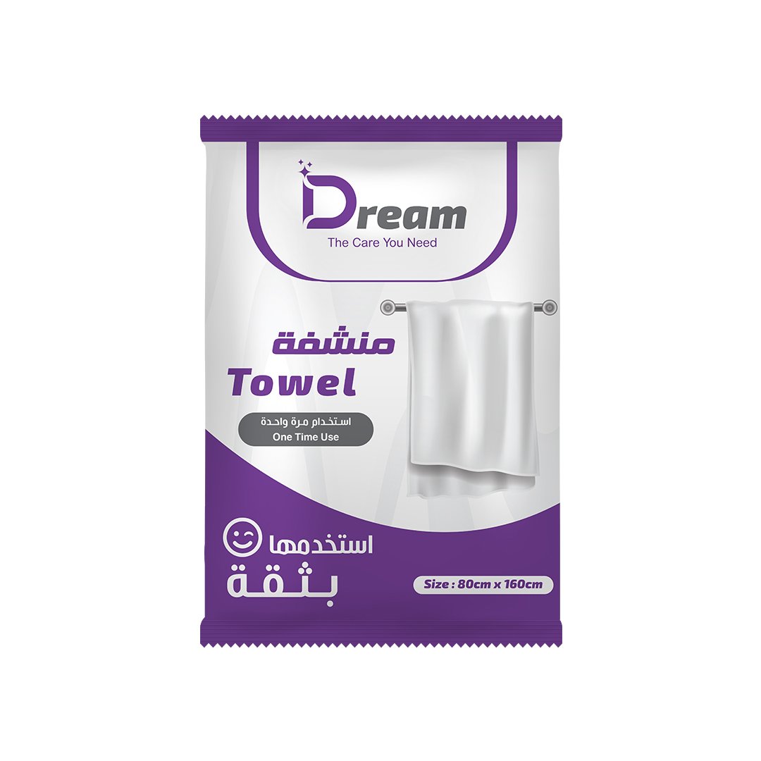 منشفة دريم مقاس 80×160 سم 