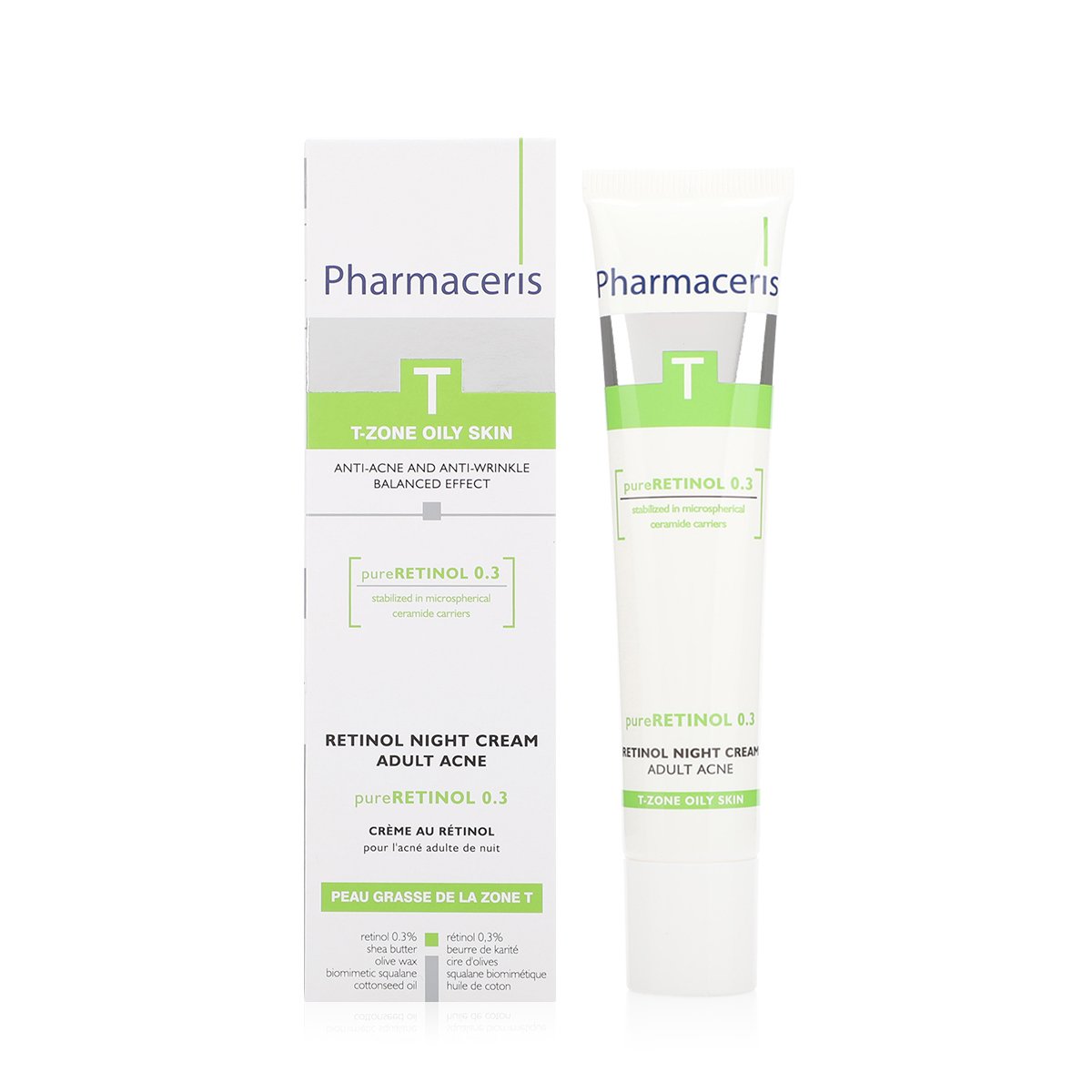 Pharmaceris Pure Retinol 0.3 Acne Wrinkle Control Night Cream (40ml)