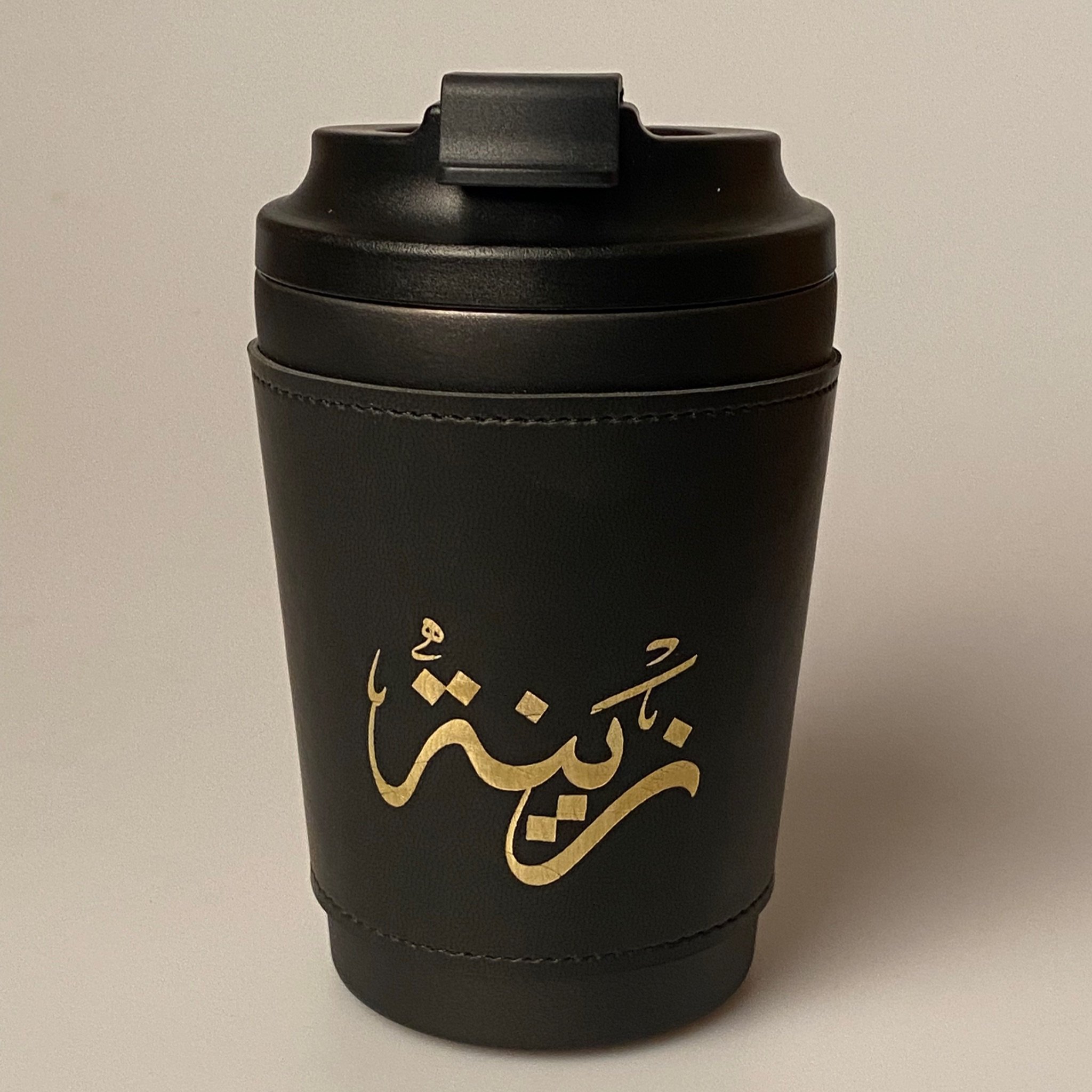 كوب حافظ | leather mug