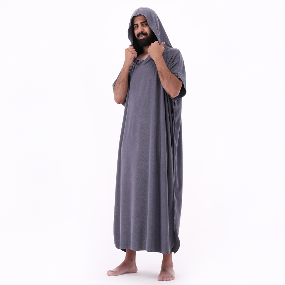 روب استحمام  - رمادي - RJ