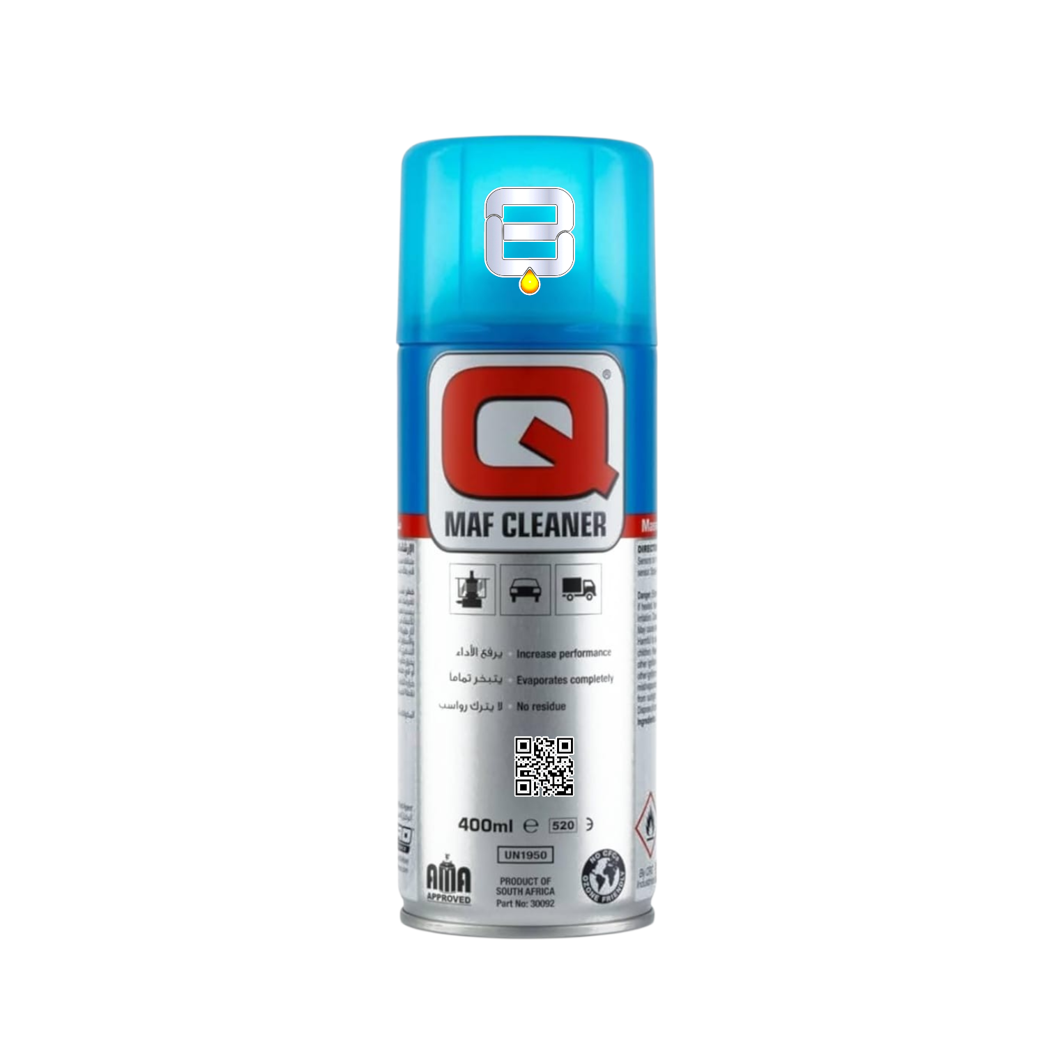 منظف حساس تدفق الهواء من شركة كيو 400ML | Q MAF CLEANER
