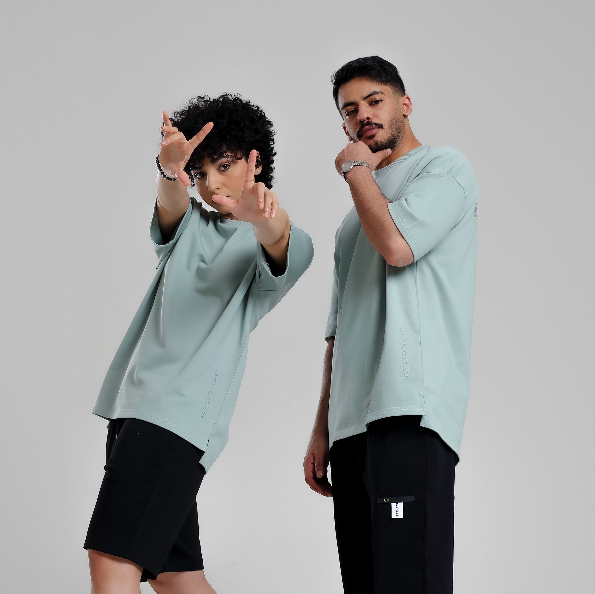 Sustainability Oversize T-Shirt (Mint-green)