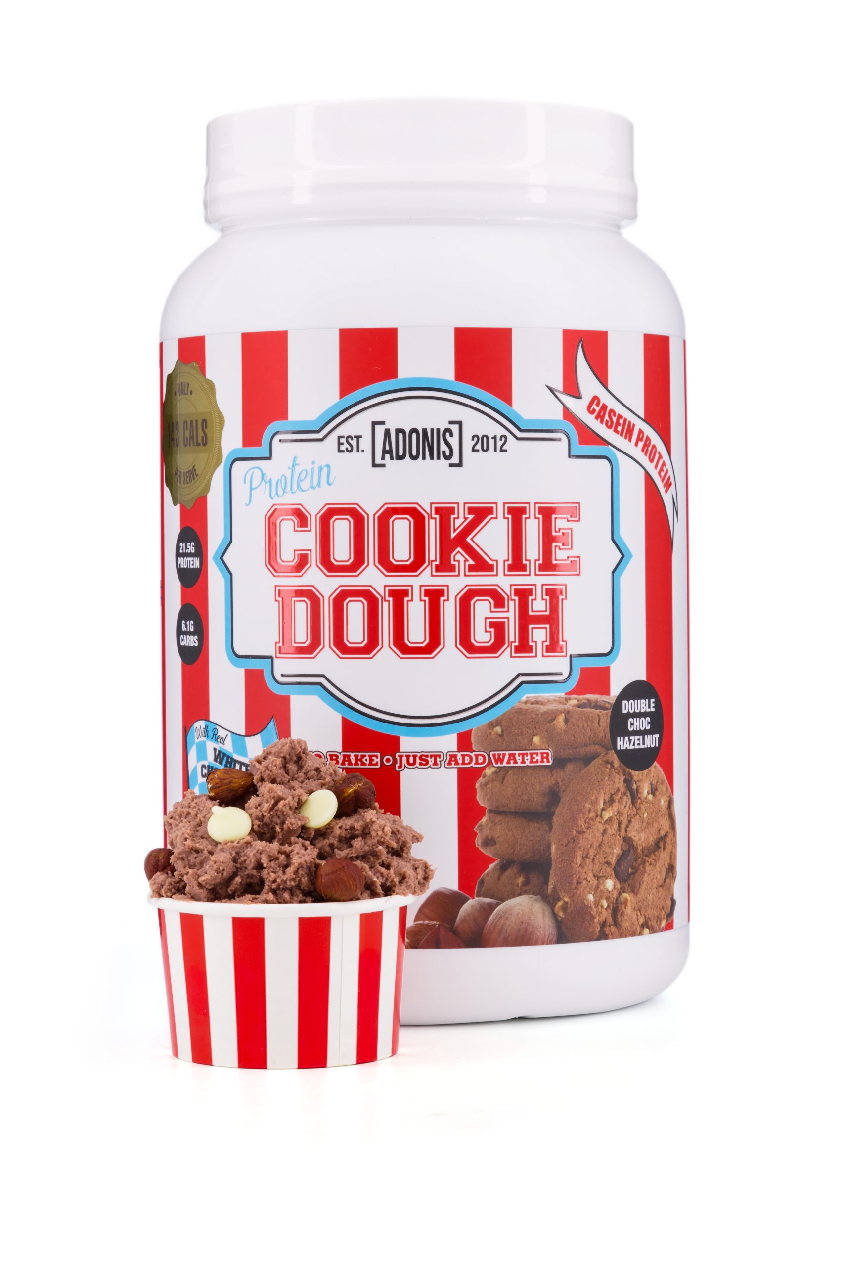 بروتين كوكي دو -دبل شوكلت وبندق - Double Choc Hazelnut 1KG