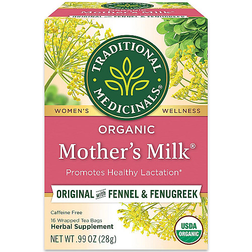 Traditional Medicinals Organic Mother's Milk Herbal Tea - 16 Tea Bags - Case of 6