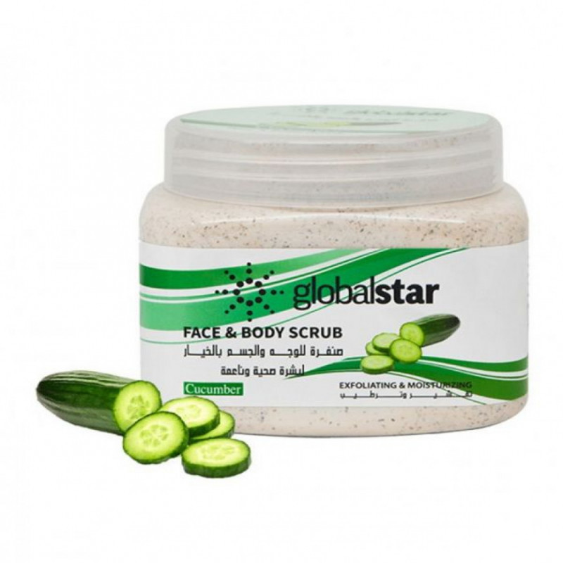 Global Cucumber Face And Body Scrub 500ml