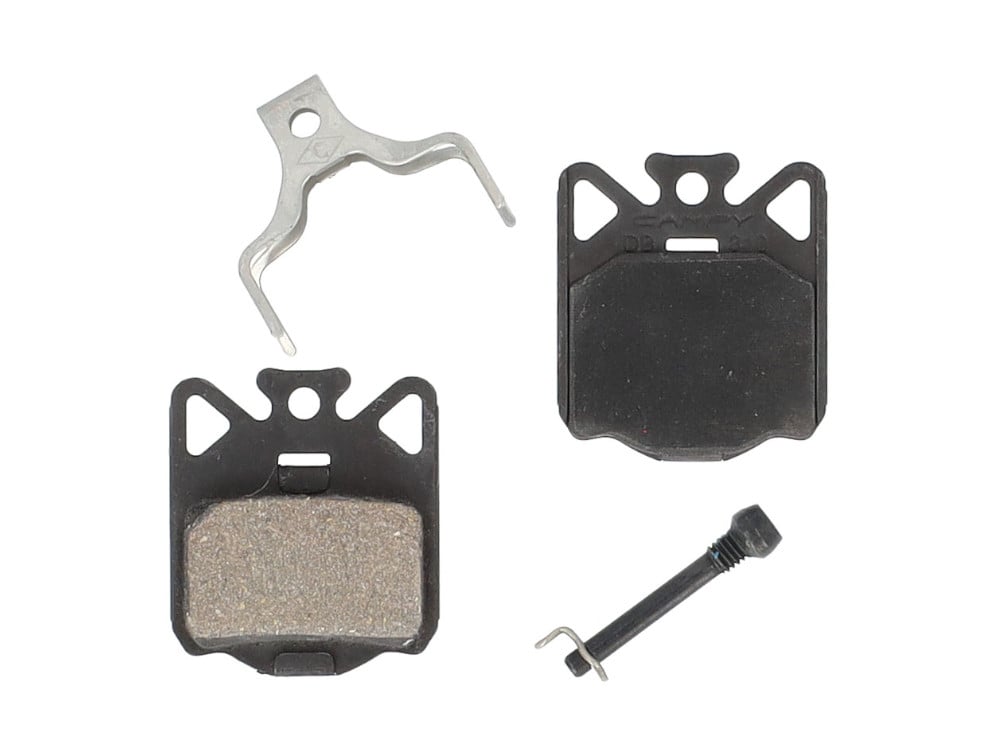 Brake Pads (2 pcs), pin kit and spring