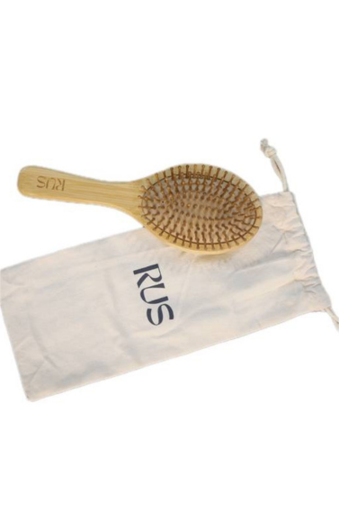 Bamboo hairbrush | circular