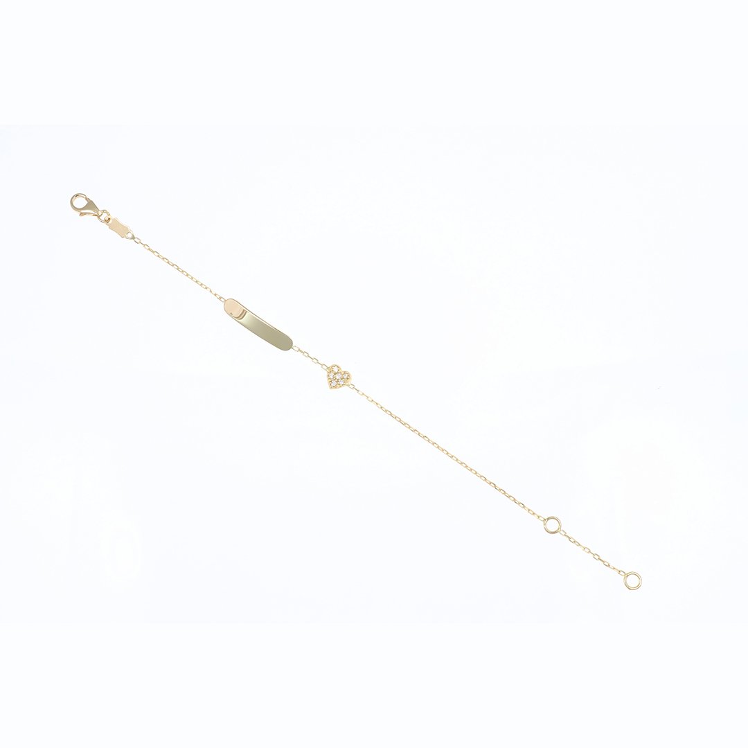 اسوارة ذهب اصفر عيار 18 للأطفال