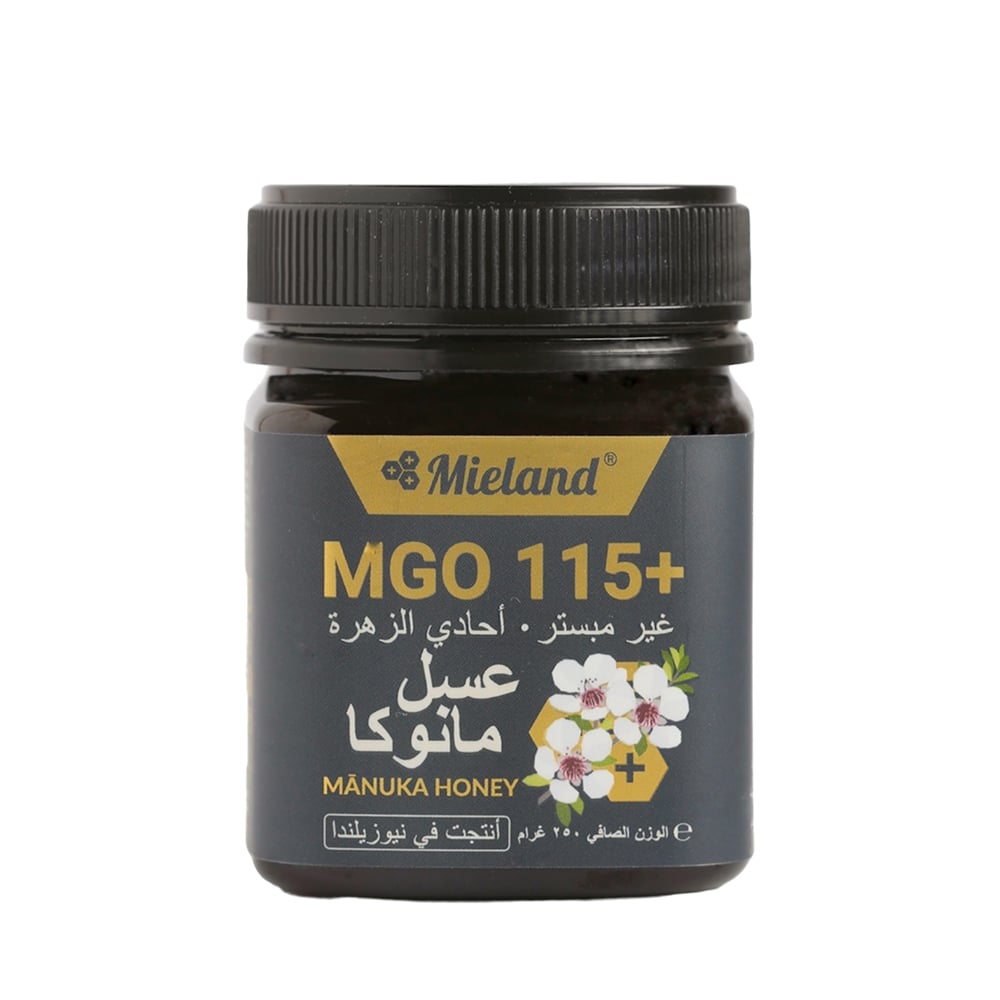 عسل المانوكا النيوزلندي ( +115 MGO ) ربع كيلو من Mieland
