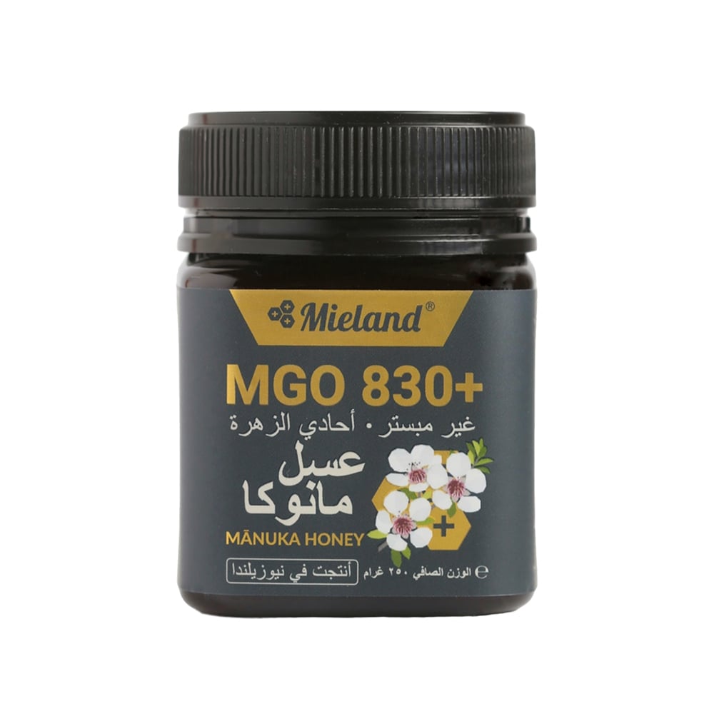 عسل المانوكا النيوزلندي ( +830 MGO ) ربع كيلو من Mieland