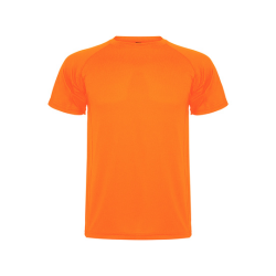 Montecarlo Men's Sports T-Shirt – Fluorescent Orange Training Shirt