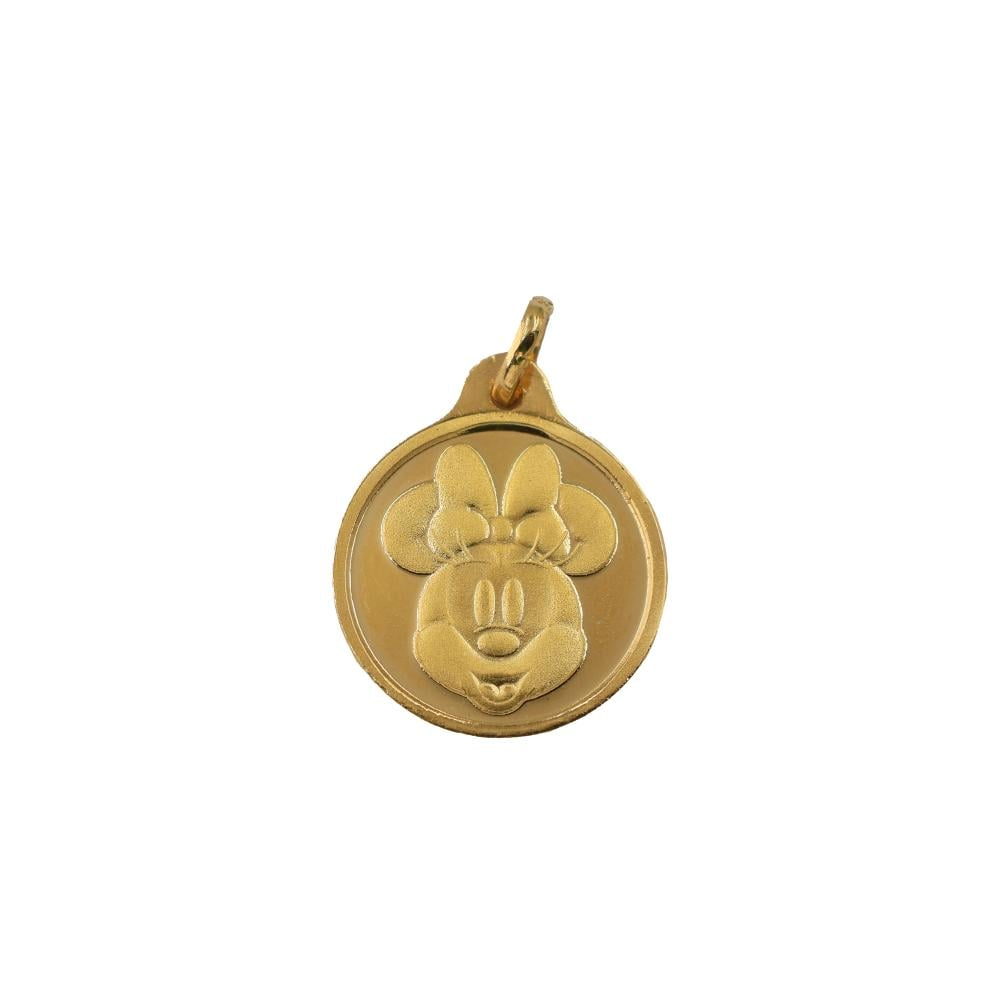 24k Mickey Mouse Gold Pound BTC 4.35g with Pendant