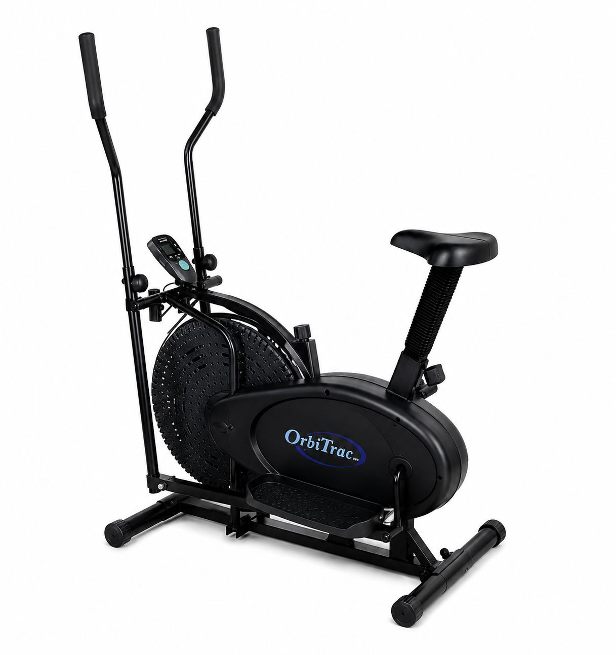 Black 2-in-1 Orbitrek Machine