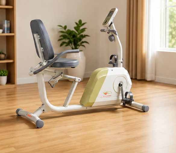 Magnetic exercise bike with backrest, model BC27003