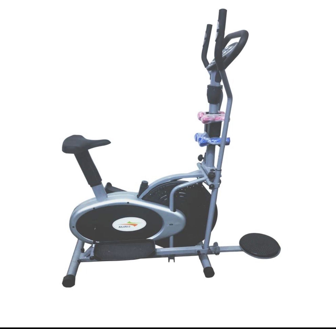 Advanced 4-in-1 Orbitrek Machine with Twister and Dumbbell