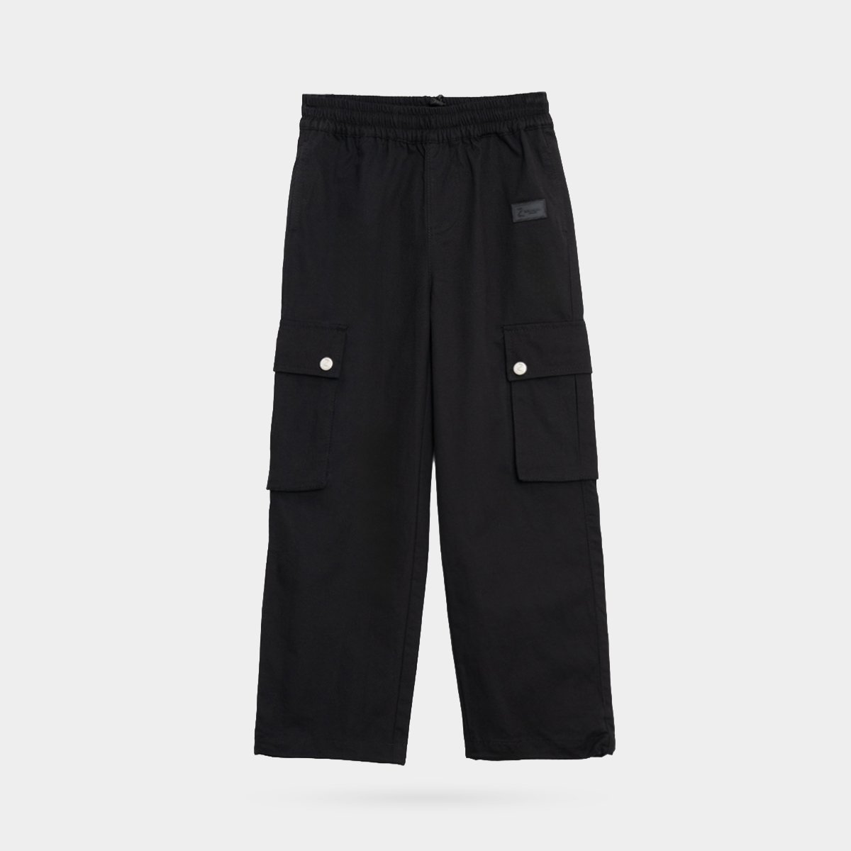 Black Cargo Pant-Kids