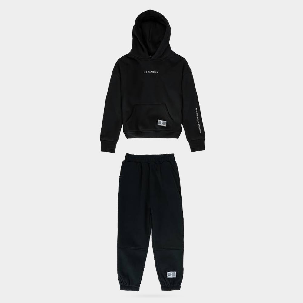 Black Kids Set - Simple Style