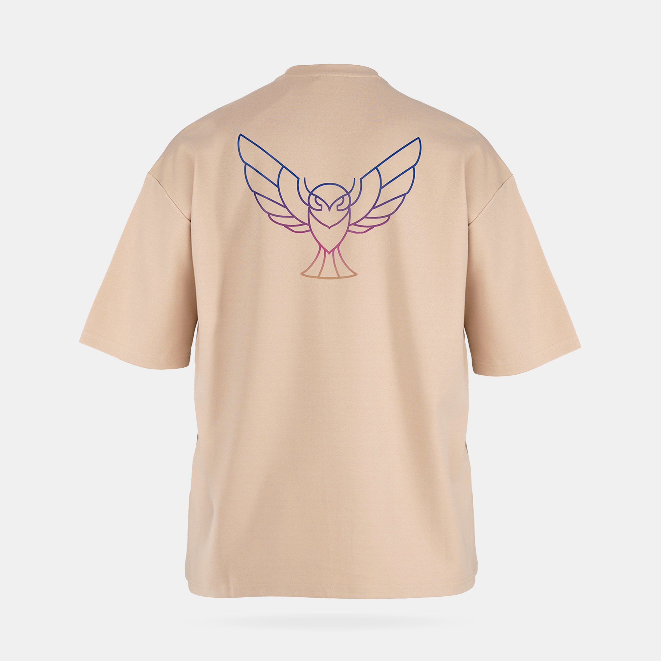 Colorful T-Shirt in Biege