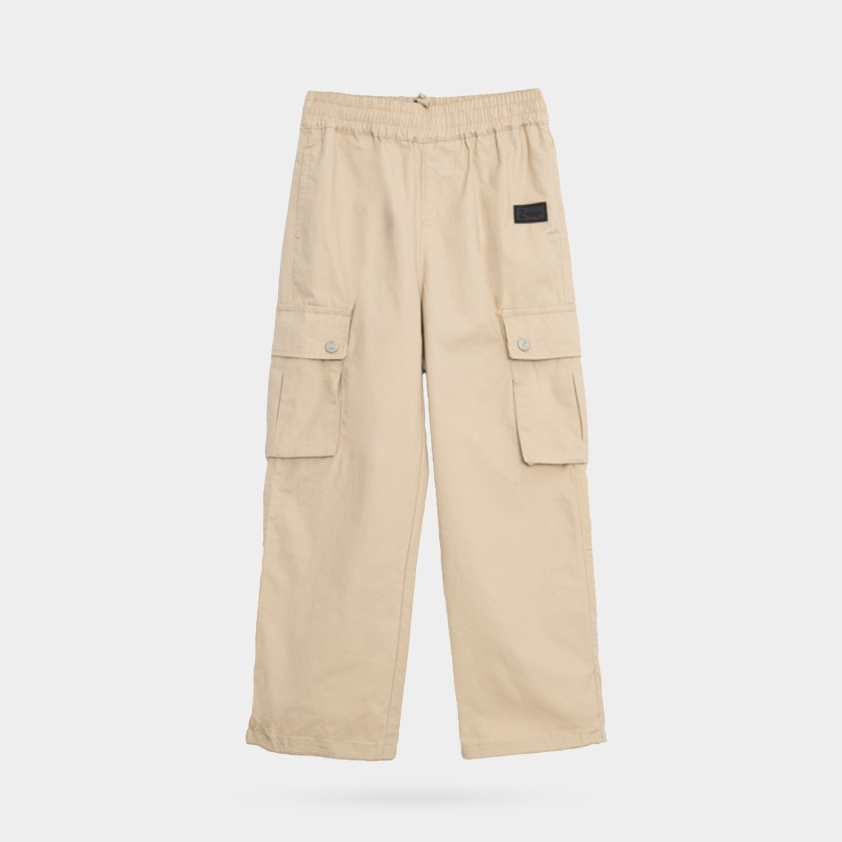 Beige Cargo Pants-Kids