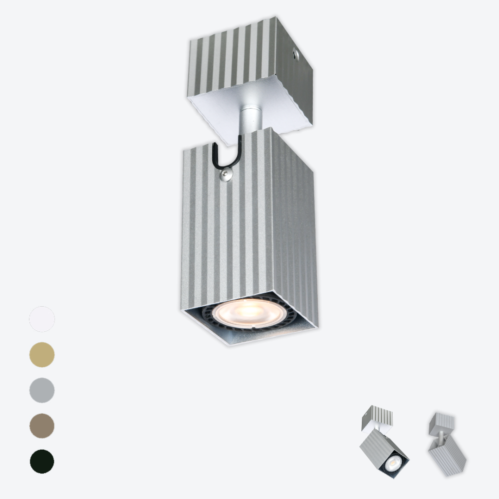 Adjustable Square Ceiling Frame – Silver Without Bulb