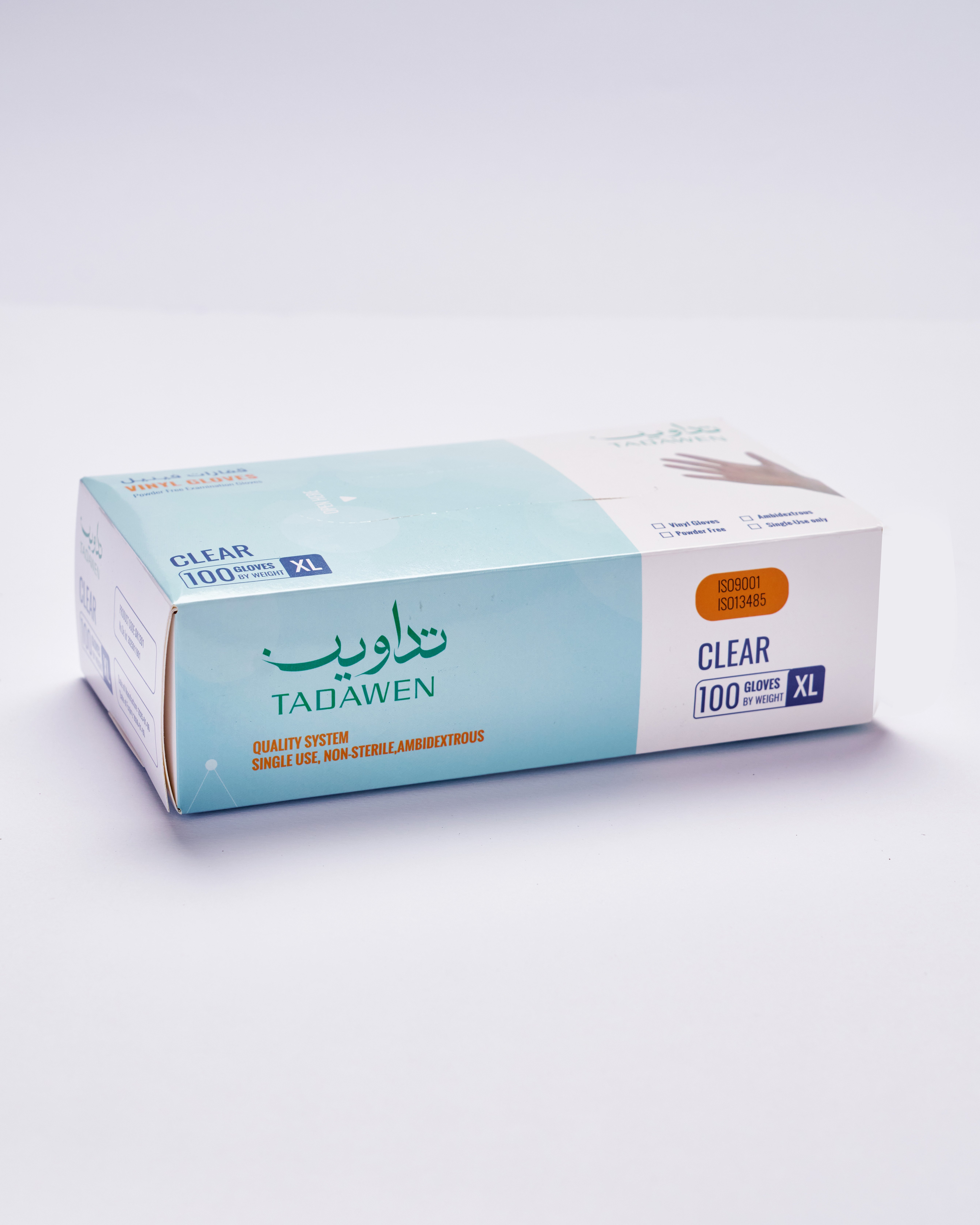 قفازات تداوين 100 حبه