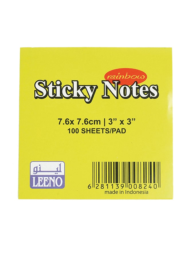 Sticky Note Rainbow 3x3