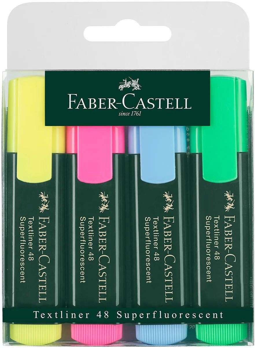 HIGHLIGHTERS SET OF 4 COLORS