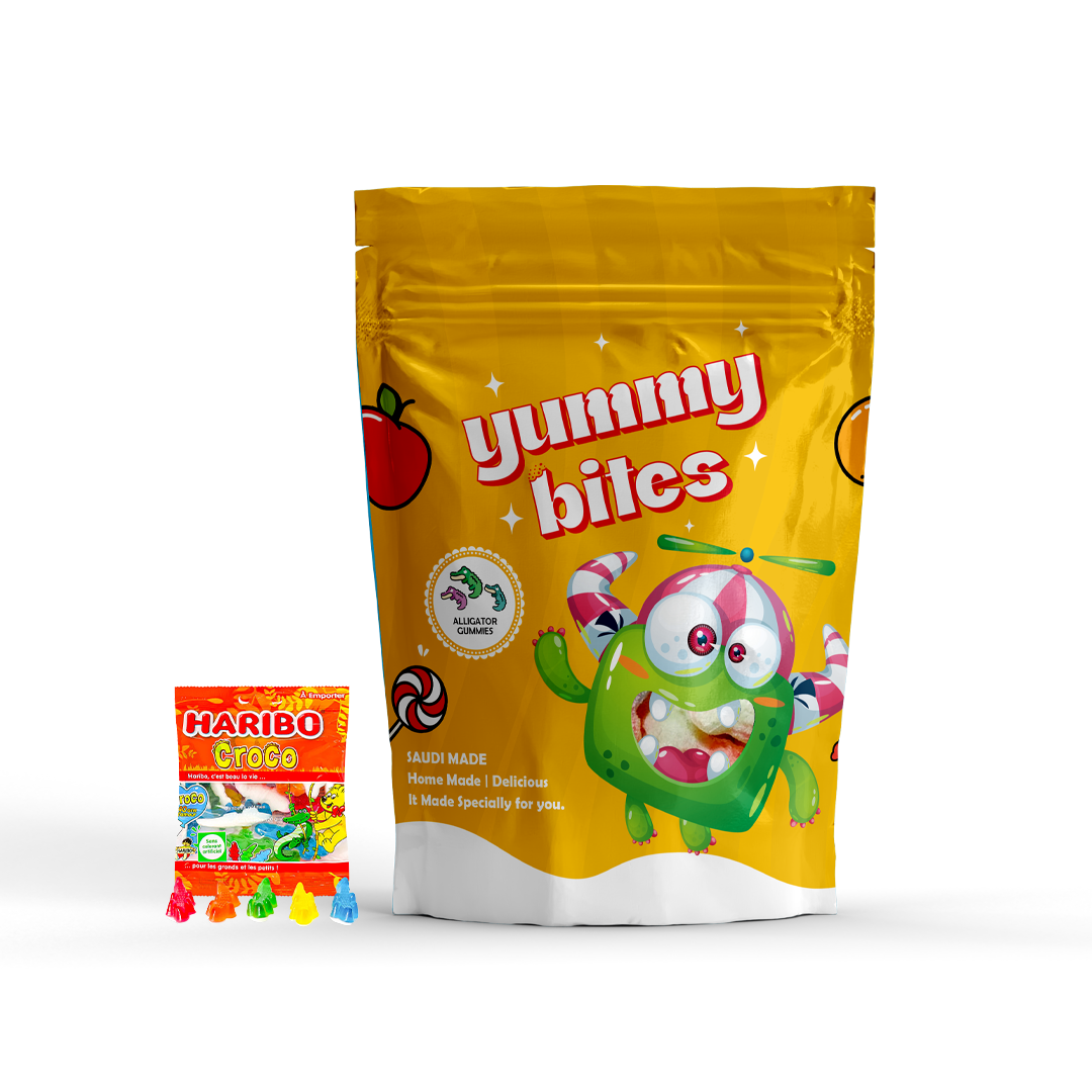 حلاوة التمساح مجففة بالتجميد من Yummy bites