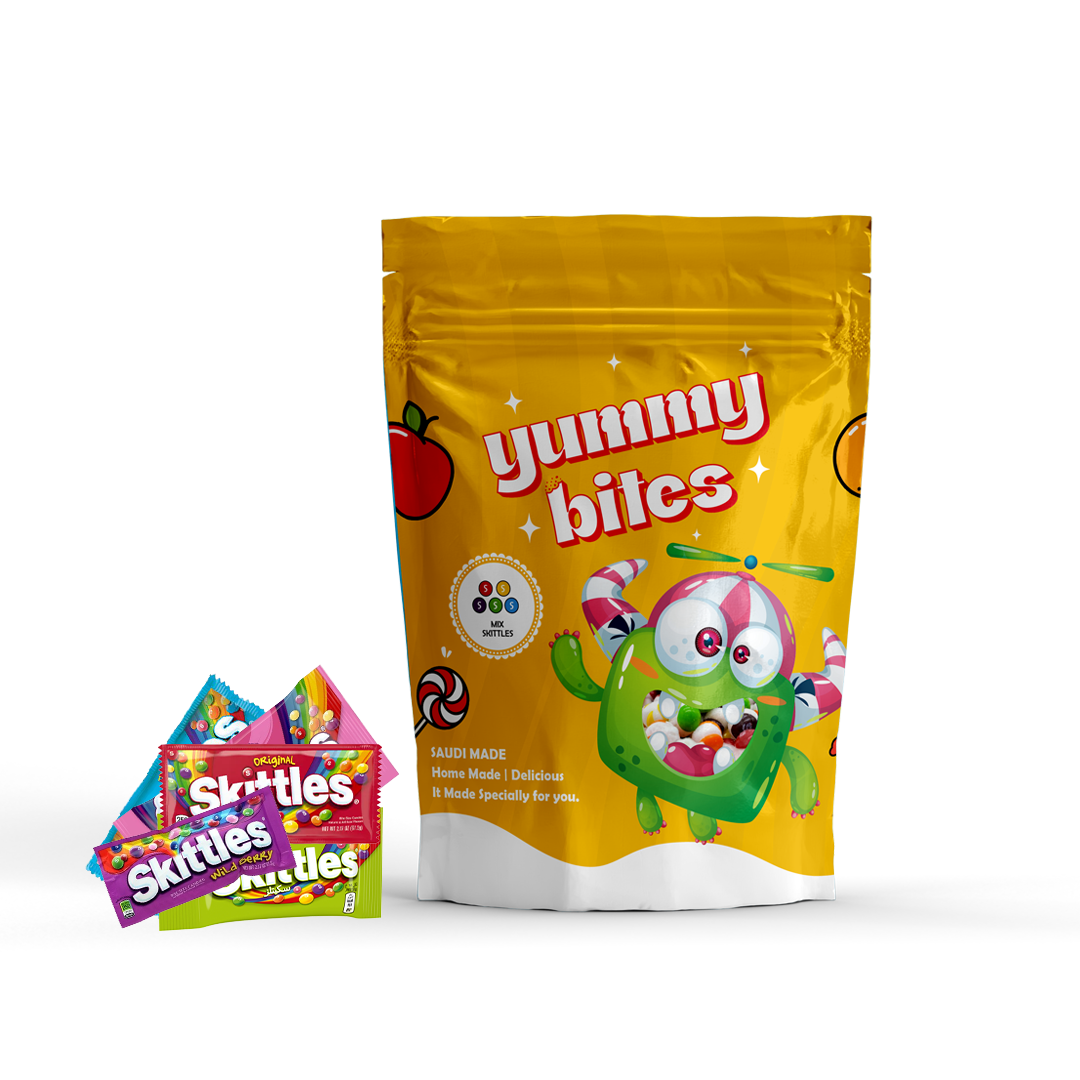 مكس سكيتلز مجفف بالتجميد من Yummy bites