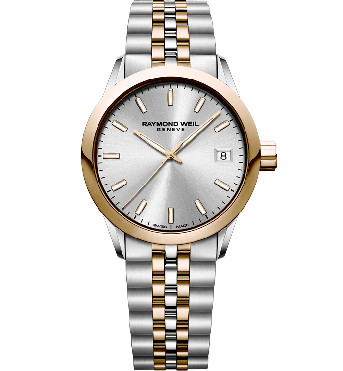 Raymond weil rose discount gold