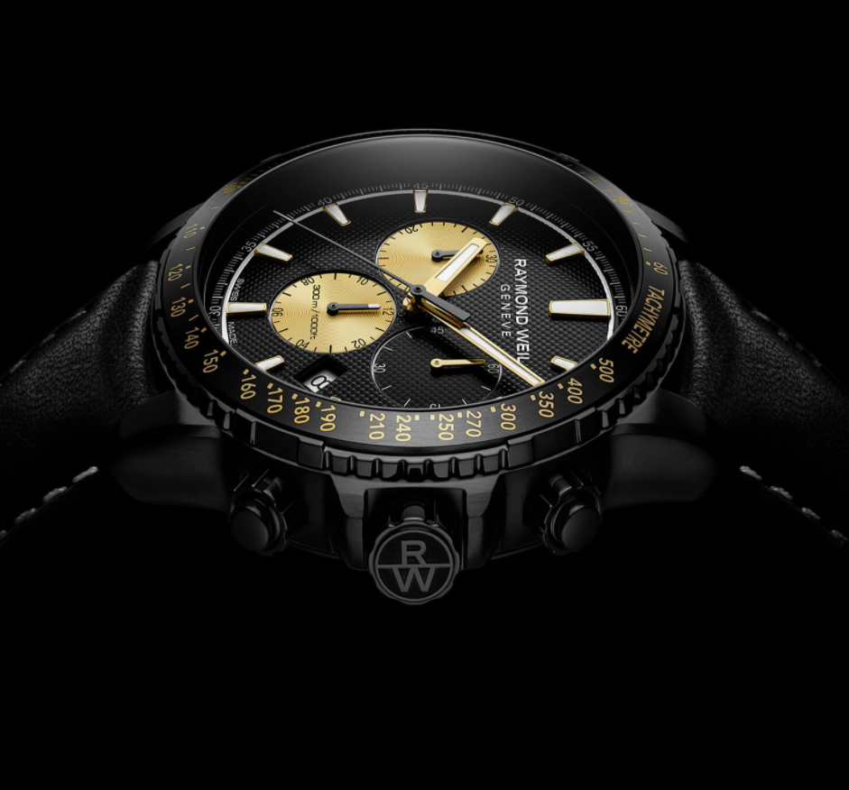 Raymond Weil 300 Chronograph Quartz Black Dial Men's Watch 8570 -BKR-05240