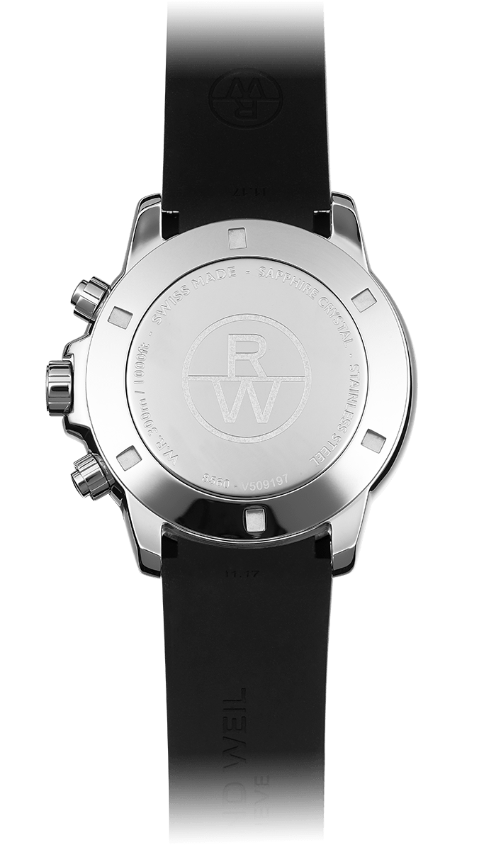 Raymond weil tango hot sale rubber strap