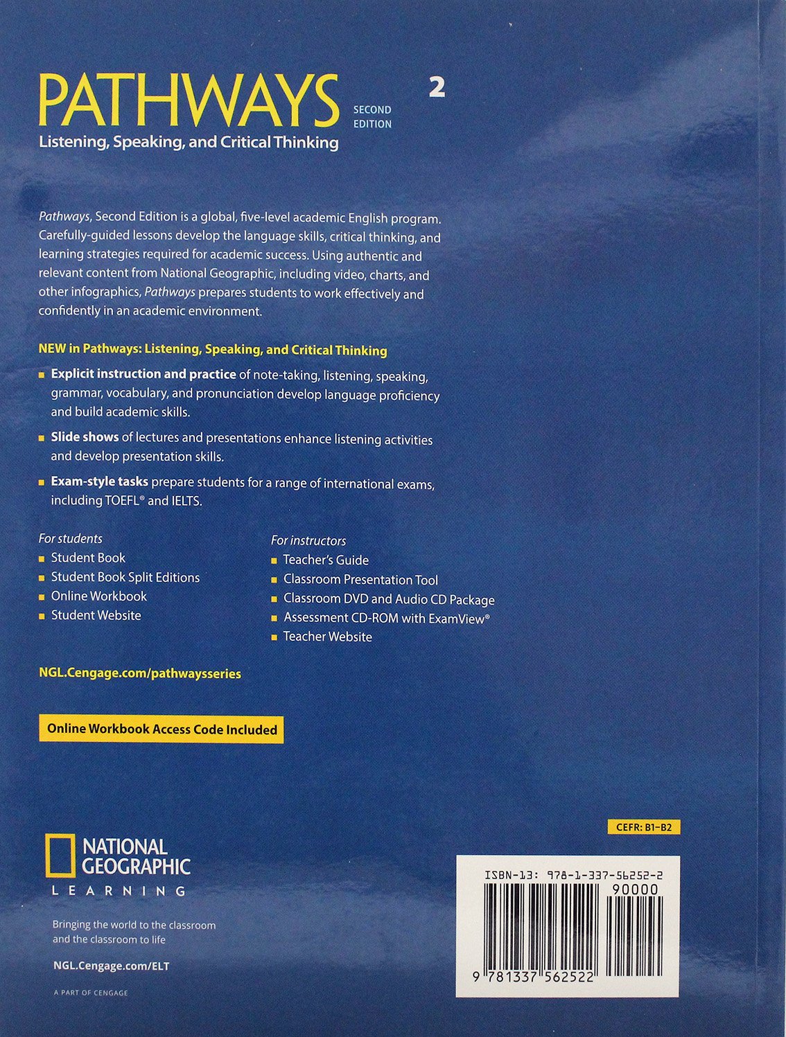 Pathways:　Listening,　Speaking,　and　Critical　Thinking　2:　Student　Book/Online　Workbook