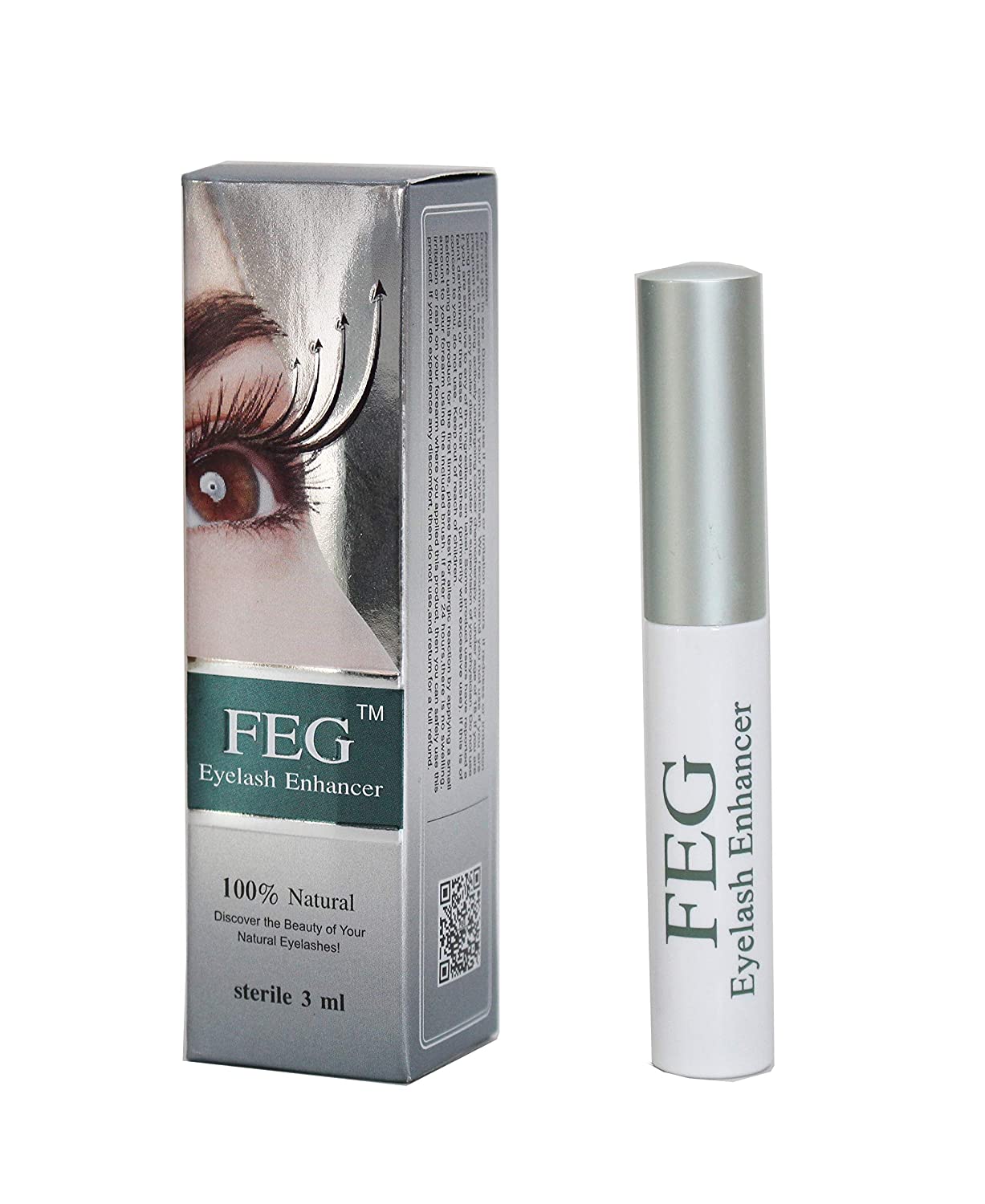 سيروم تطويل الرموش والحواجب الطبيعي 100 % FEG Eyelash Enhancer