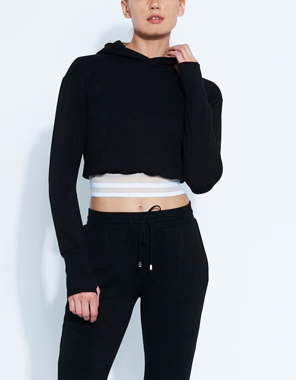 HEROINE SPORT Cropped stretch-jersey top
