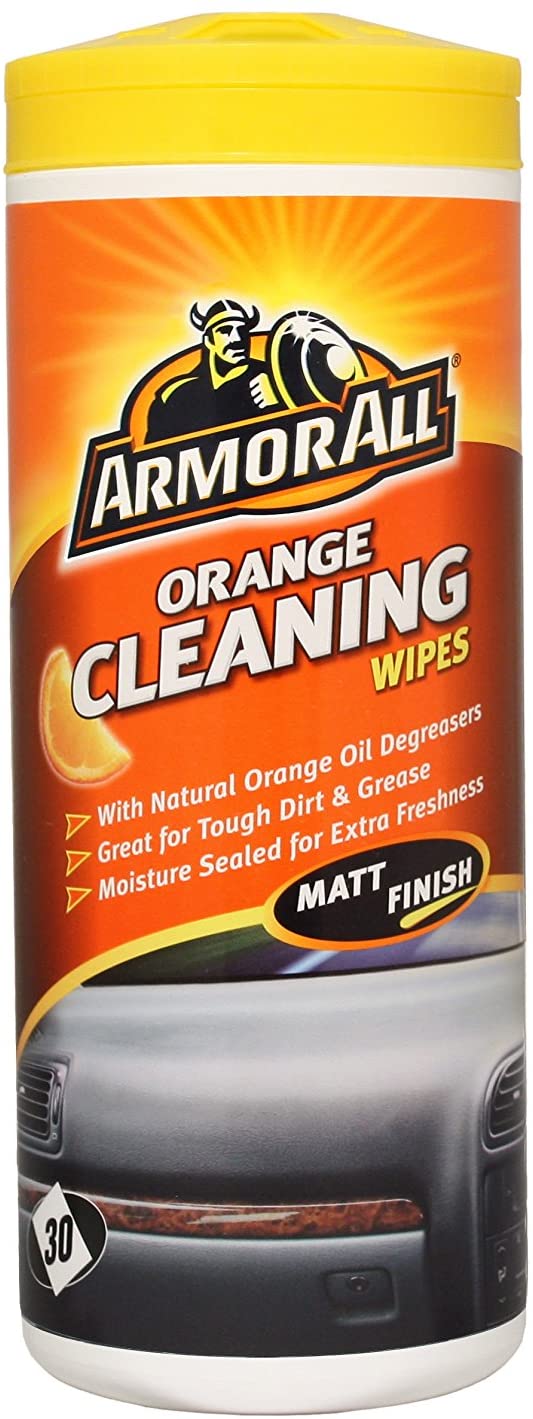 ARMORALL ORANGE CLEANING WIPES MATT FINISH 30 WIPES