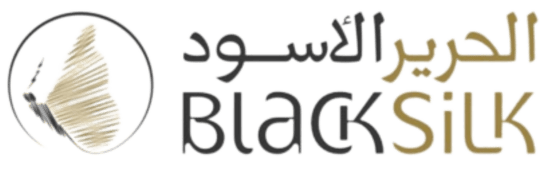 الحرير الأسود للعبايات