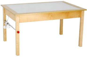 طاولة إضاءة مقاس:W 1200 x D 800 x H 640 mm.